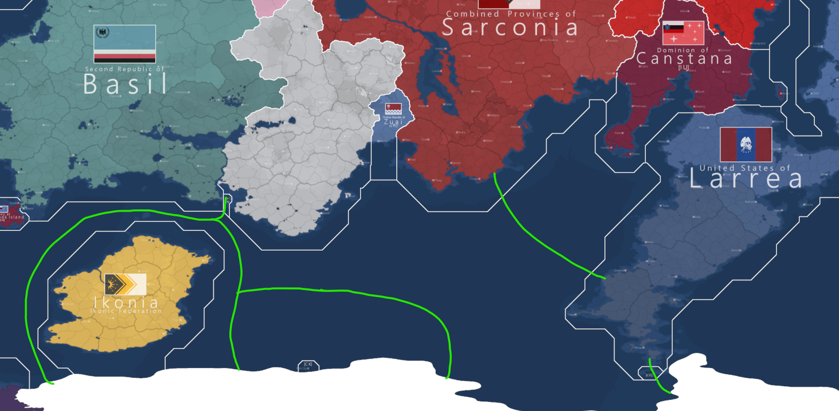 SEALINE deployment zones.