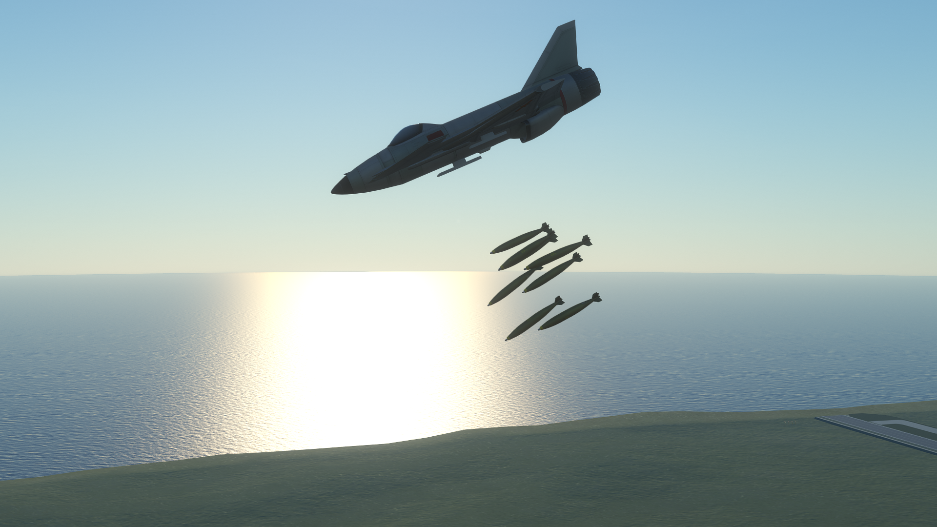 Z-80E dropping bombs, c. 2171.